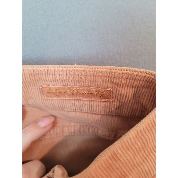 Citizens of Humanity Sienna Corduroy Pants Burnt Orange Rust Sz 31 Slim Straight - Picture 11 of 15